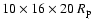 $10 \times 16 \times 20~R_{\rm p}$