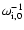 $\omega_{{\rm i},0}^{-1}$