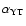 $\alpha_{\rm YT}$