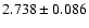 $2.738\pm 0.086$