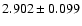 $2.902\pm 0.099$