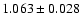 $1.063\pm 0.028$