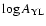 $\log A_{\rm YL}$