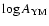 $\log A_{\rm YM}$