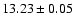 $13.23 \pm 0.05$