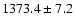 $1373.4 \pm 7.2$