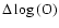 $\Delta\log{\rm (O)}$