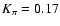 $K_{\pi}=0.17$
