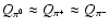 $Q_{\pi^{0}}\approx Q_{\pi^{+}}\approx Q_{\pi^{-}}$