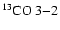 $\rm ^{13}CO~3{-}2$