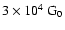 $\rm 3\times 10^4~G_0$