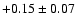 $+0.15\pm0.07$