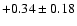 $+0.34\pm0.18$