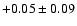 $+0.05\pm0.09$