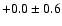 $+0.0\pm0.6$