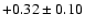 $+0.32\pm0.10$