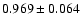$0.969\pm0.064$