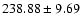 $238.88\pm9.69$