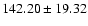 $142.20\pm19.32$