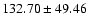 $132.70\pm 49.46$