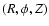 ${(R,\phi,Z)}$