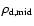$\rho_{\rm d,mid}$