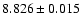 $8.826\pm 0.015$