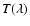 $T(\lambda)$