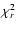 $\chi^2_r$
