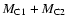 $M_{\rm C1}+M_{\rm C2}$