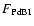 $F_{\rm PdBI}$