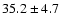 $35.2\pm 4.7$