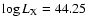 $\log L_{\rm X}=44.25$