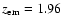 $\emph{z}_{\rm em}=1.96$