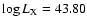 $\log L_{\rm X}=43.80$