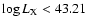 $\log L_{\rm X}<43.21$