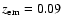 $\emph{z}_{\rm em}=0.09$