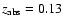 $\emph{z}_{\rm abs}=0.13$