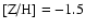 $\mbox{[Z/H]}=-1.5$