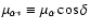 $\mu_{\alpha*} \equiv \mu_\alpha \cos\delta$