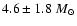 $4.6\pm1.8~{M}_\odot$