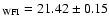 $_{\rm WFI}=21.42\pm0.15$