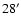 $28^{\prime}$