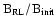 $ {^{}{\rm B}_{\rm RL}/^{}{\rm B}_{\rm init}}$