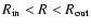 $R_{\rm in}<R<R_{\rm out}$