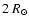 $2~R_{\odot}$