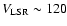 $V_{\rm LSR} \sim 120$