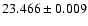 $23.466\pm 0.009$
