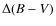 $\Delta(B-V)$