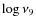 $\log\nu_9$